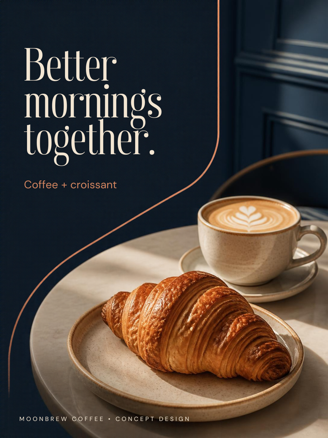 Morning Combo promotional design concept